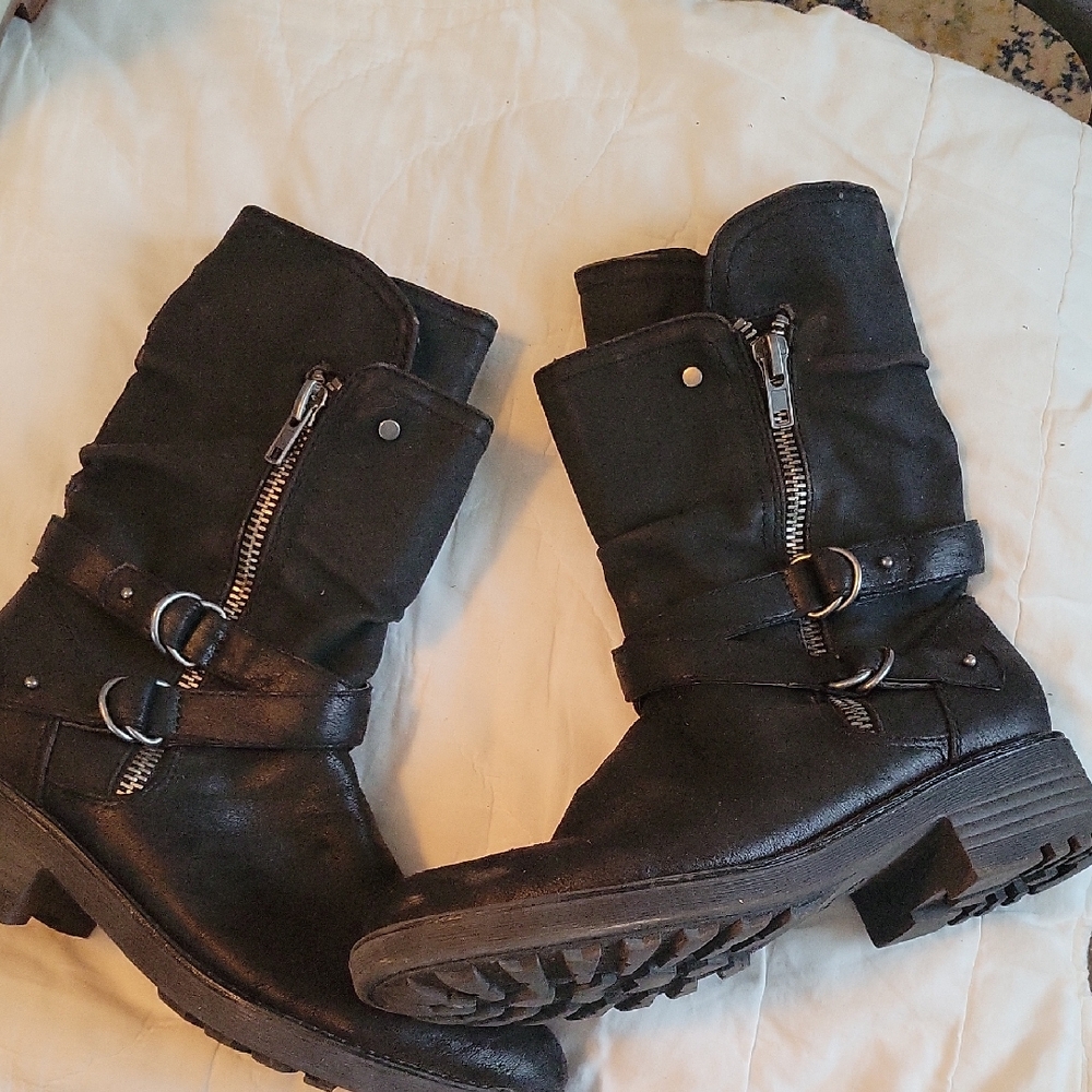 Carlos by Carlos Santana Black Ankle Boots